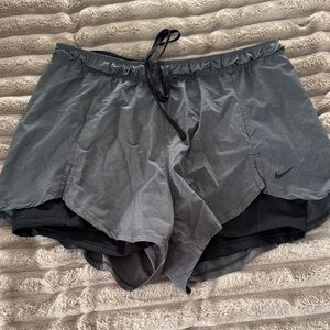 Nike Women's Charcoal Athletic Shorts